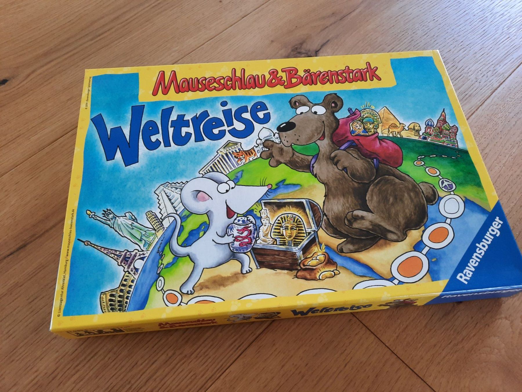 Ravensburger Spiele: Ravensburger - Mauseschlau & Bärenstark - Weltreise – Gebraucht aus Altnau von willpower71