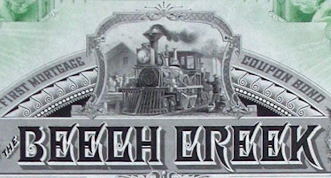 Dokumente: Beech Creek Railroad Company - 1886 – Gebraucht aus Solothurn von Sgasche 1