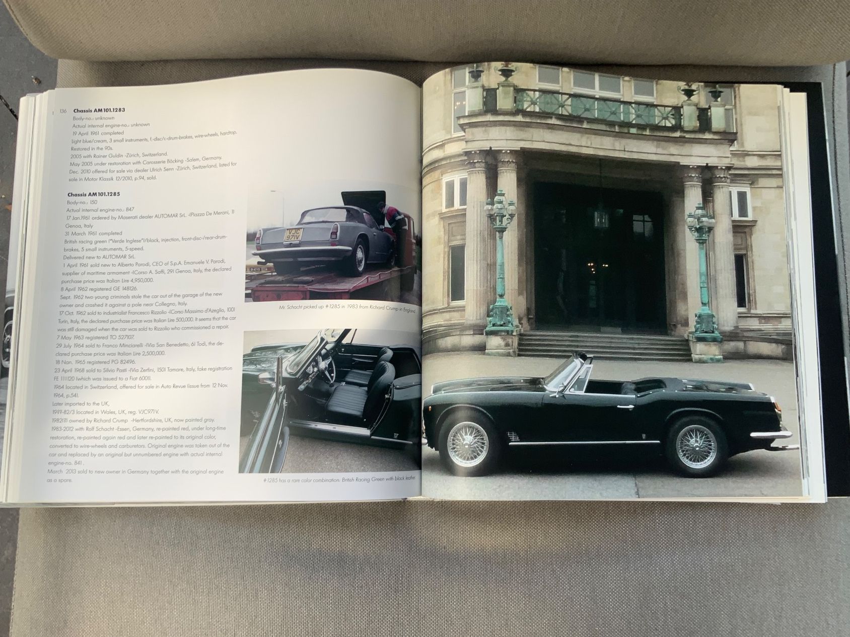 Libri: Maserati 3500 GT Vignale – Usato da Erlenbach ZH venduto da Blondie1966 3