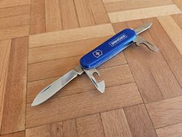 Victorinox Taschenmesser blau Krohne Logo guter Zustand