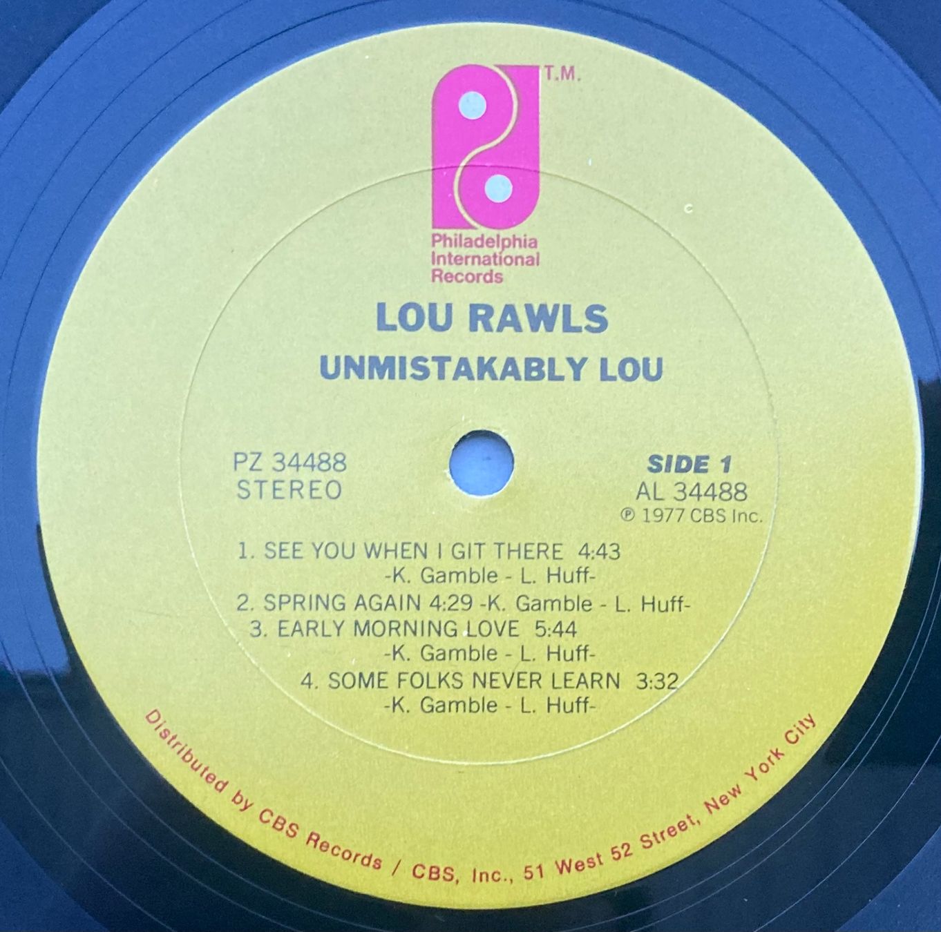 Vinyles: LOU RAWLS - UNMISTAKABLY LOU – D'occasion à Poliez-Pittet par Newtown-Records 3