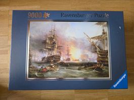 Puzzle mit Seeschlacht Motiv - 9120 Teile!!!