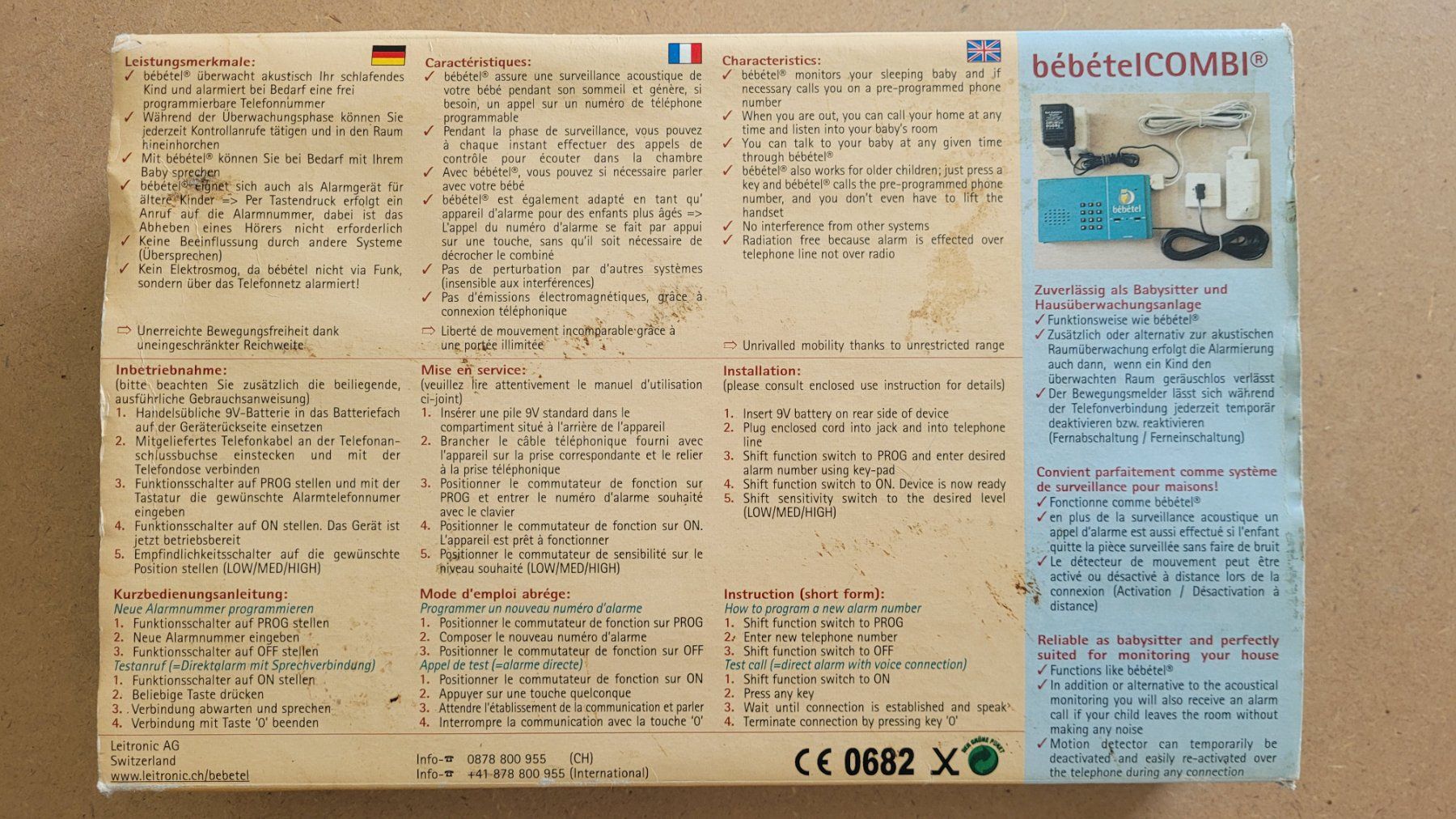 Babyphone: BabyPhone bébételCOMBI – Usato da Dietwil venduto da LifeMagic 1