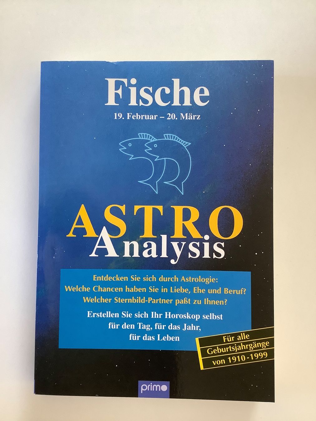Libri: Buch Fische Astro Analysis – Usato da Triesen venduto da boston7