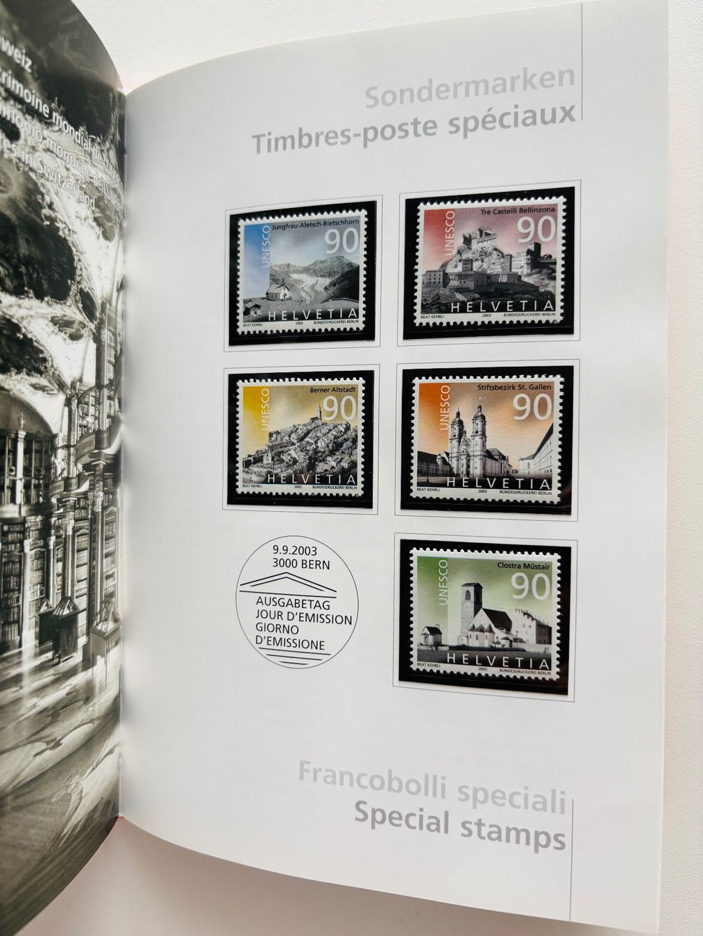 Tutti i francobolli: 2003 Jahrbuch Schweizer Briefmarken postfrisch ** Kat. 140.- – Nuovo e nell'imballaggio originale da Müswangen venduto da buyin 3