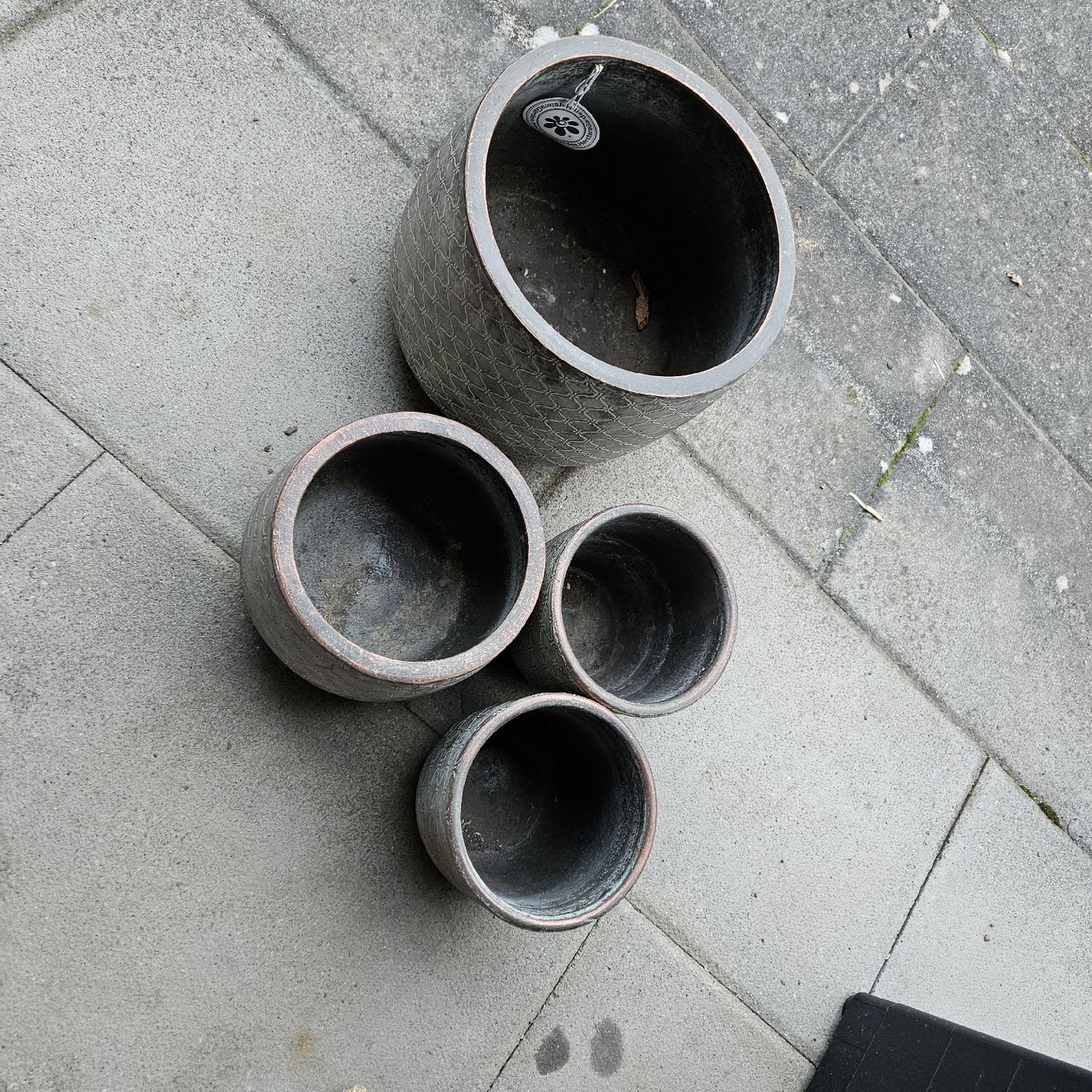 Vasi per fiori: 4 Übertöpfe selten gebraucht – Usato da pfaffhausen venduto da xani01