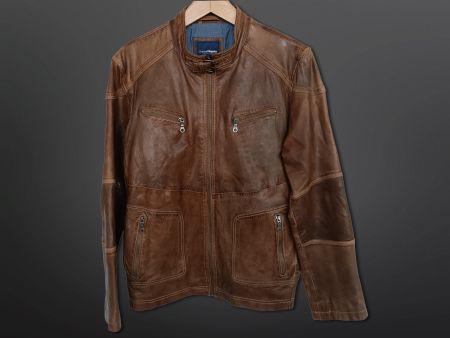 CHARLES VÖGELE Nappalederjacke Herren Gr. 52