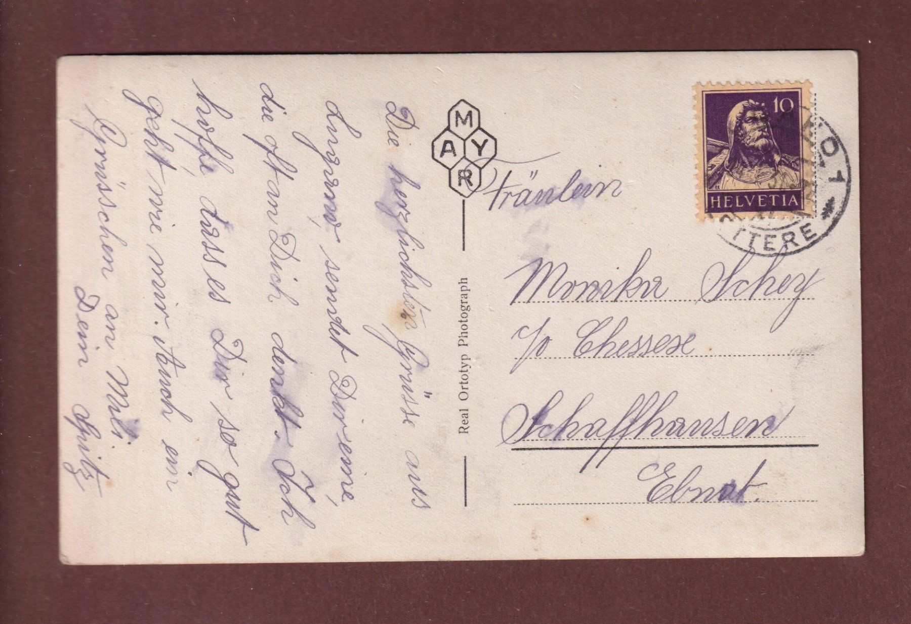Cartoline postali: Monte SAN SALVATORE - 1931 – Usato da Pully venduto da nicecards-shop 1