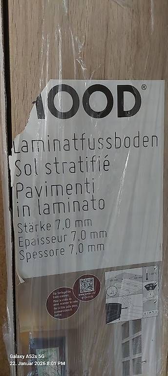Bodenbeläge: 7.3 m2 Laminat – Neu und originalverpackt aus Bazenheid von oehen-gerber 3