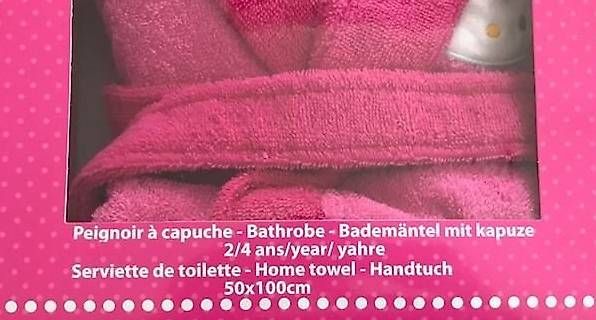 Hello Kitty Accappatoi: Hello Kitty Bademantel mit Handtuch – Nuovo e nell'imballaggio originale da Nottwil venduto da MaBi10 1