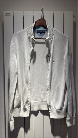Gilet Tommy Hilfiger blanc, bon état 