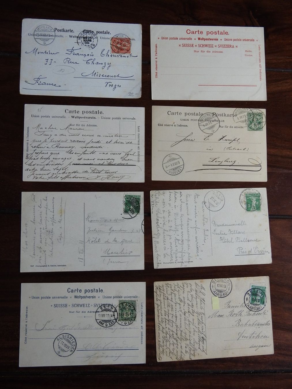 Cartoline postali: Interlaken, 8 schöne AK ! – Usato da Rain venduto da 999-800-K 1