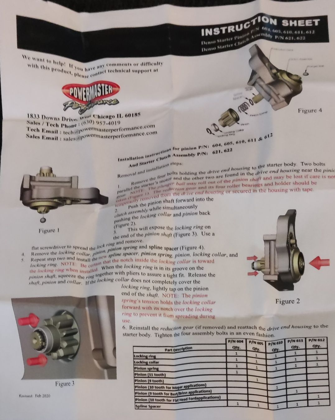 Alle Autoersatzteile: 1x Anlasser Ritzel Powermaster 611 for Denso Starter 9 Teeth – Neu (gemäss Beschreibung) aus Berikon von Weidi1 3