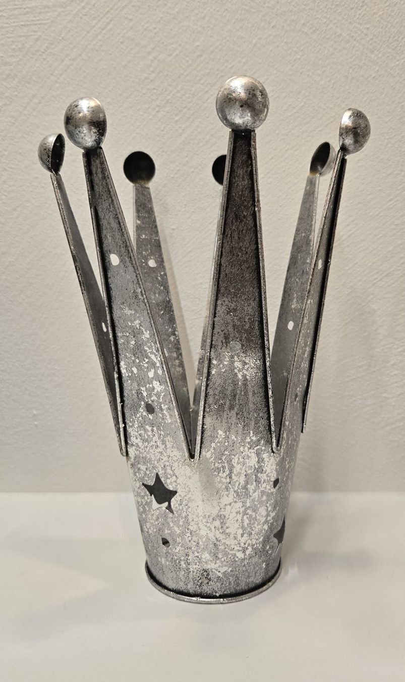 Tutte le decorazioni: Silberne Metall Krone Vintage Deko – Usato da Rheinsulz venduto da Dred