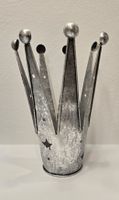 Silberne Metall Krone Vintage Deko