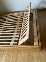 Massivholz Bett Eiche Schreinerarbeit 150x190 cm 