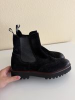 Stiefeletten Marc O'Polo Wildleder schwarz Grösse 38.5