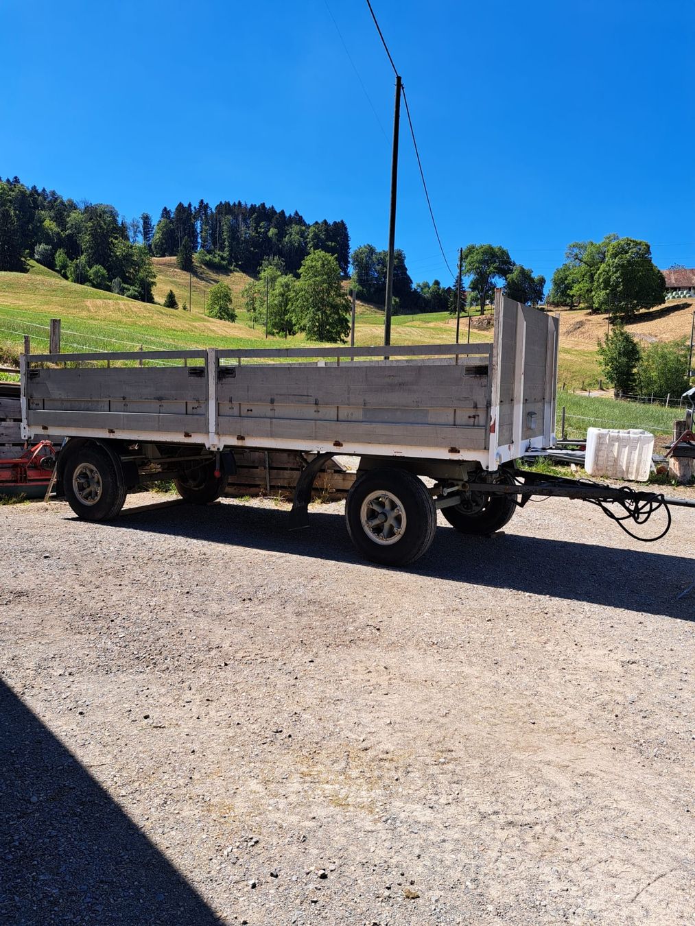 Remorques: Lkw Anhänger  – D'occasion à Langenbruck par Hofi1977