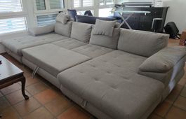 Bequemes Sofa U-Form