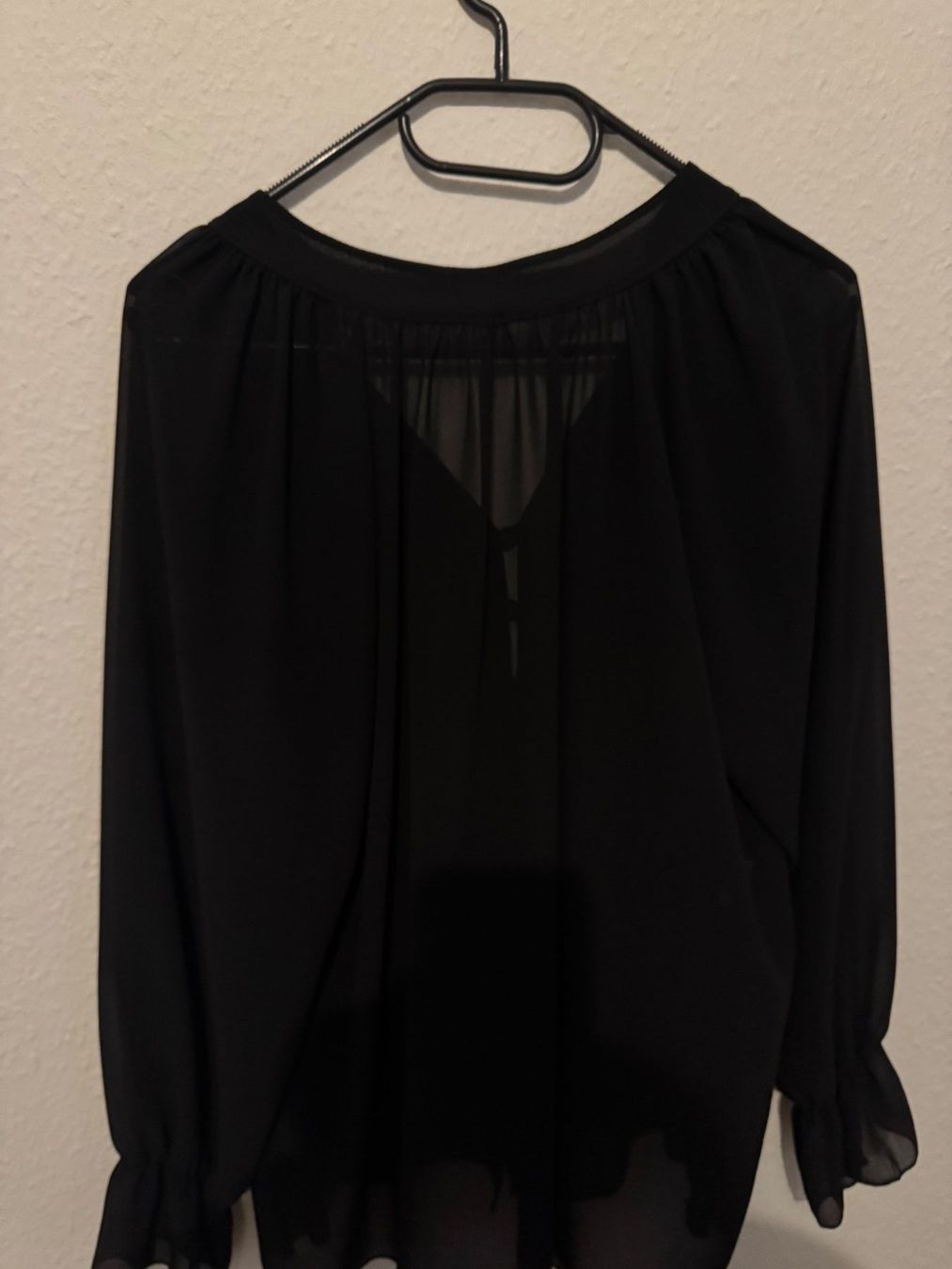 Camicette: Sexy transparente, schwarze Bluse, Grösse M – Usato da Künten venduto da bel_6wn2 4