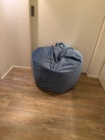 Sitzsack blau guter Zustand 60x80cm