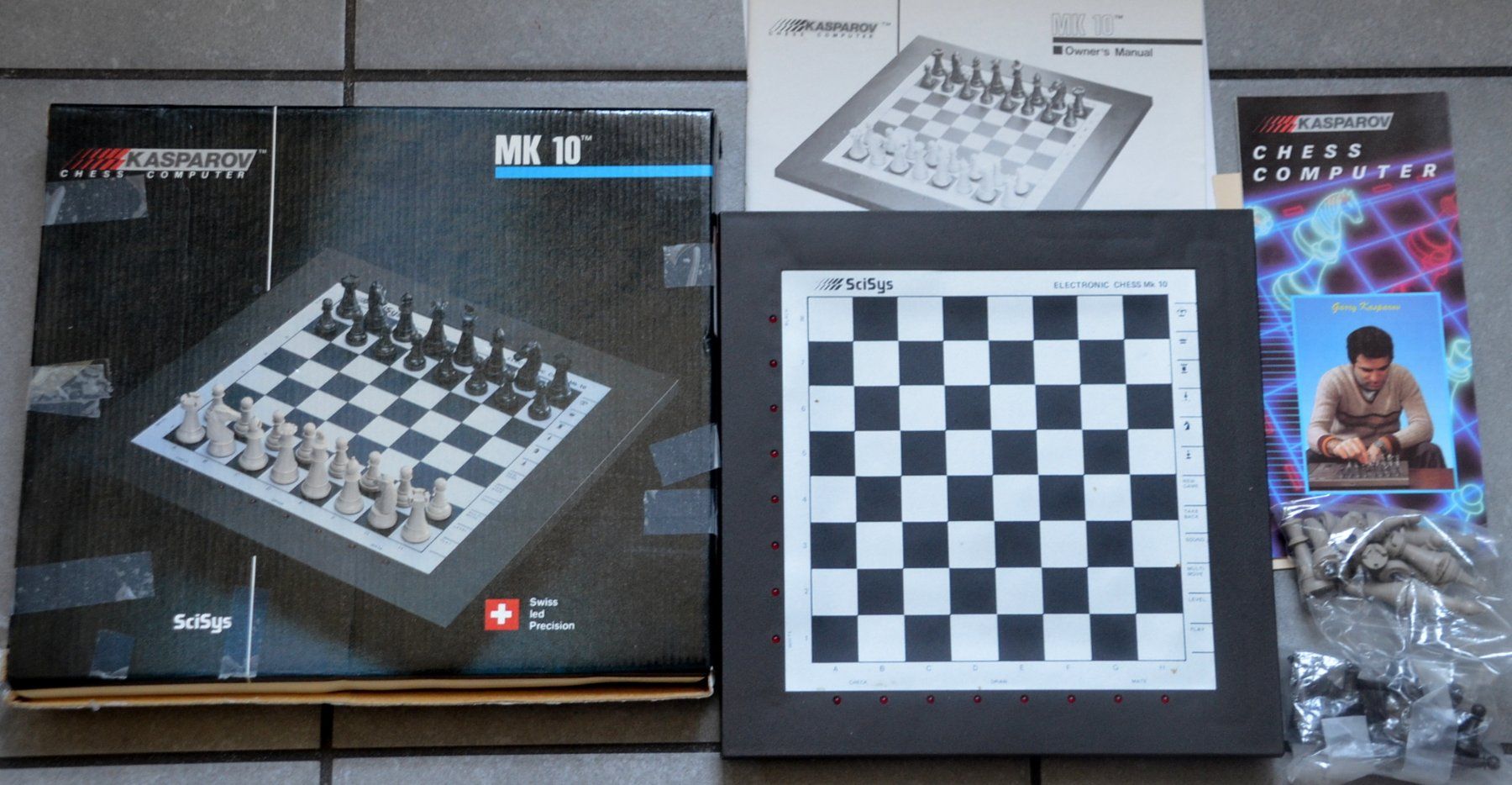 Spiele: Kasparov MK10 Elektronisches Schach / Échecs électroniques – Gebraucht aus Collonges von arashee