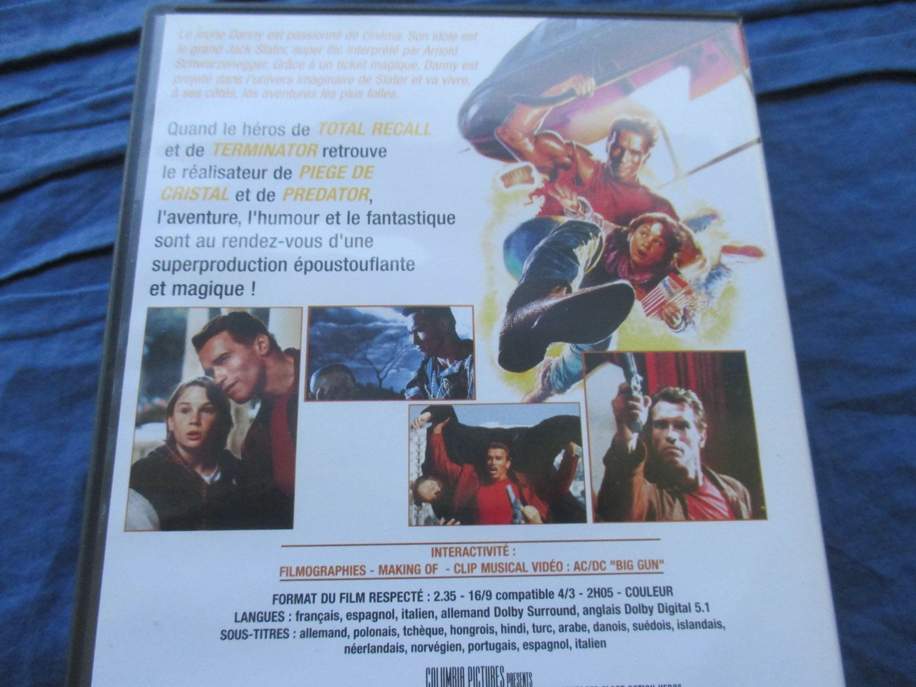 Tutti i DVDs: Last Action Hero (Schwarzenegger) – Usato da Colombier NE venduto da Nevenma 1