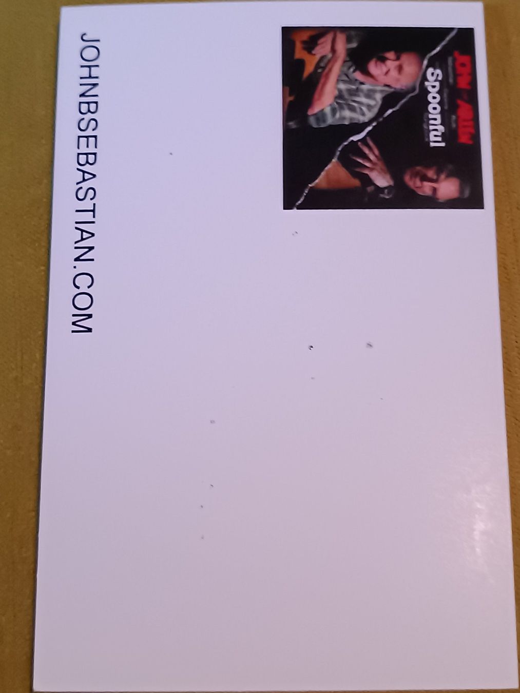 Autogramme: John Sebastian - handsigniert Autogrammkarte – Gebraucht aus Menziken von Artographs 1