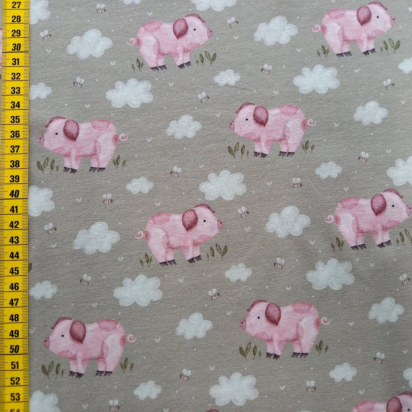 Tessuti: Jersey Schwein beige – Nuovo e nell'imballaggio originale da Winterthur venduto da Kimbana 2