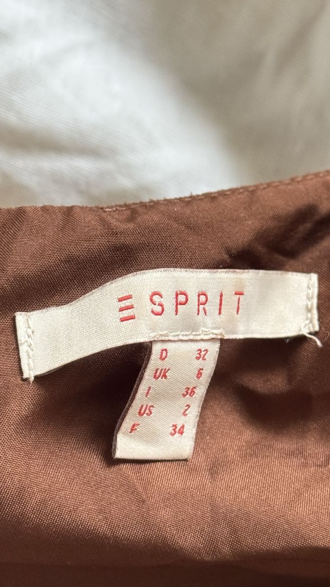 Esprit Kleider: Braunes Wildlederkleid Gr. 32 von Esprit – Neu (gemäss Beschreibung) aus Zürich von Aya03 2