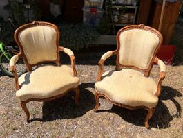 2er Set  antike Sessel (218)