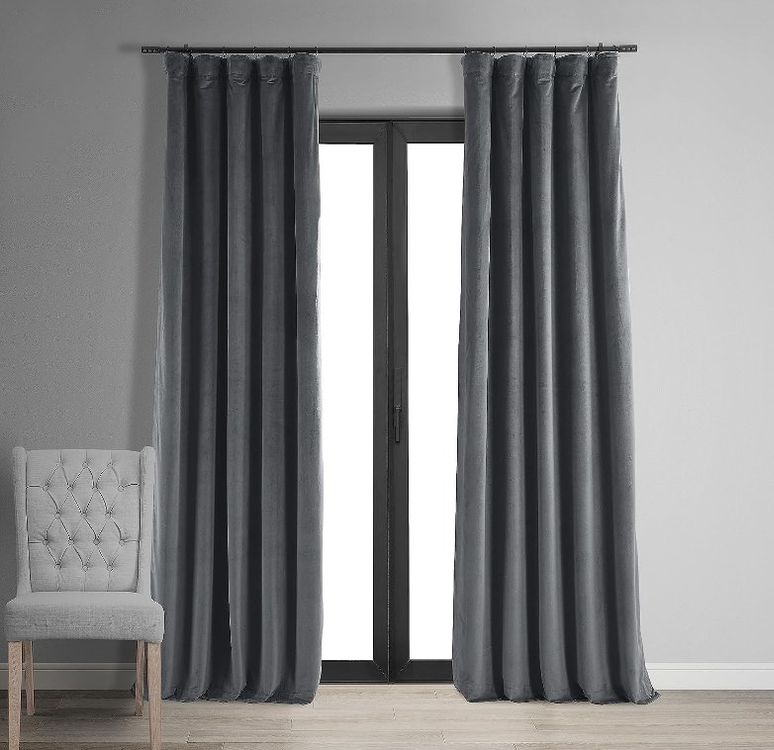 Sun Zero Brookhaven Verdunkelungsvorhang – Bestickt, Blumenmuster, 127x243,8 Cm, 2-tlg.
