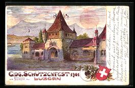 Luzern, Eidgenössisches Schützenfest 1