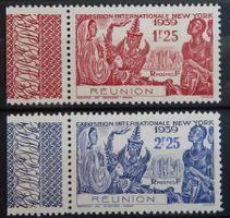 Reunion Franz. Kolonie Kat. 167-168 ** 1939