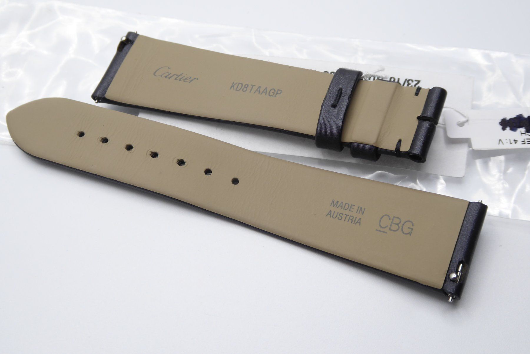 Cartier Bracciali & Braccialetti: Cartier leather strap calf semimat 19mm – Nuovo e nell'imballaggio originale da Geneve venduto da adr_xk6n 1