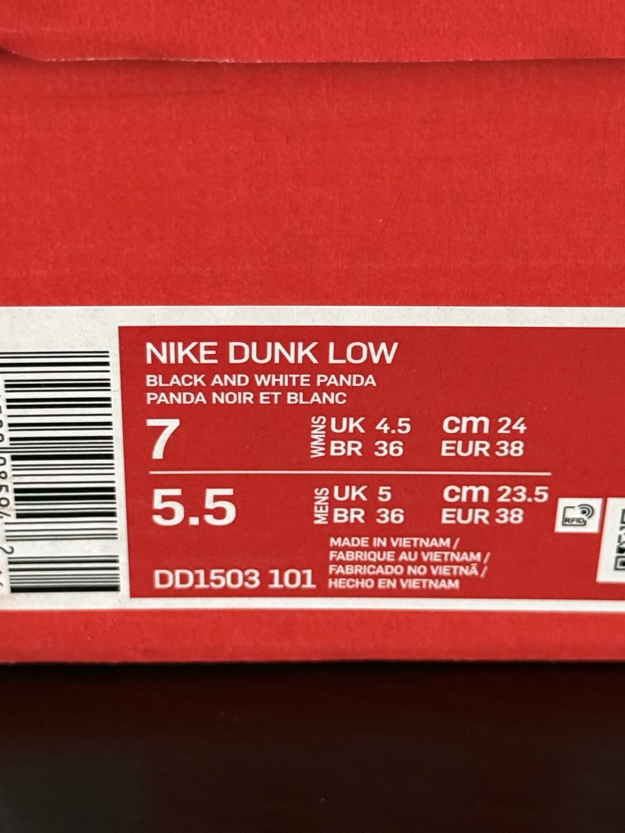 Nike Scarpe da uomo: Nike Dunk Low Panda - Size 38 - New – Nuovo e nell'imballaggio originale da Wallbach venduto da Nenex 4