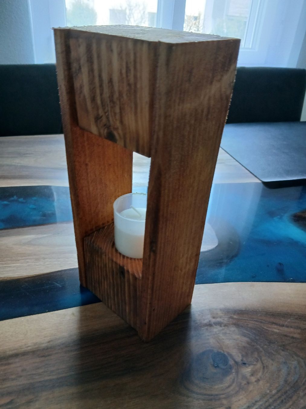 Portacandele: Teelichthalter aus altem Holz als Muttertags geschenk – Nuovo e nell'imballaggio originale da Grosswangen venduto da hans0122 2