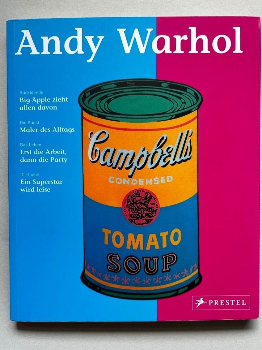 Bücher: Andy WARHOL Superstar Pop-Art Wesselmann Liechtenstein – Gebraucht aus Zürich von Coffeetable88 1