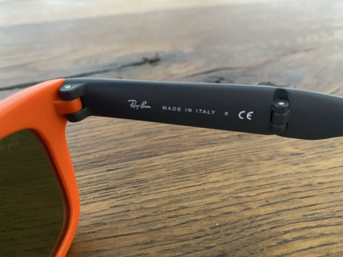 Ray-Ban Occhiali & Lenti: Original Ray-Ban Folding Wayfarer RB4105 Orange – Nuovo (secondo la descrizione) da Figino venduto da buy77 5
