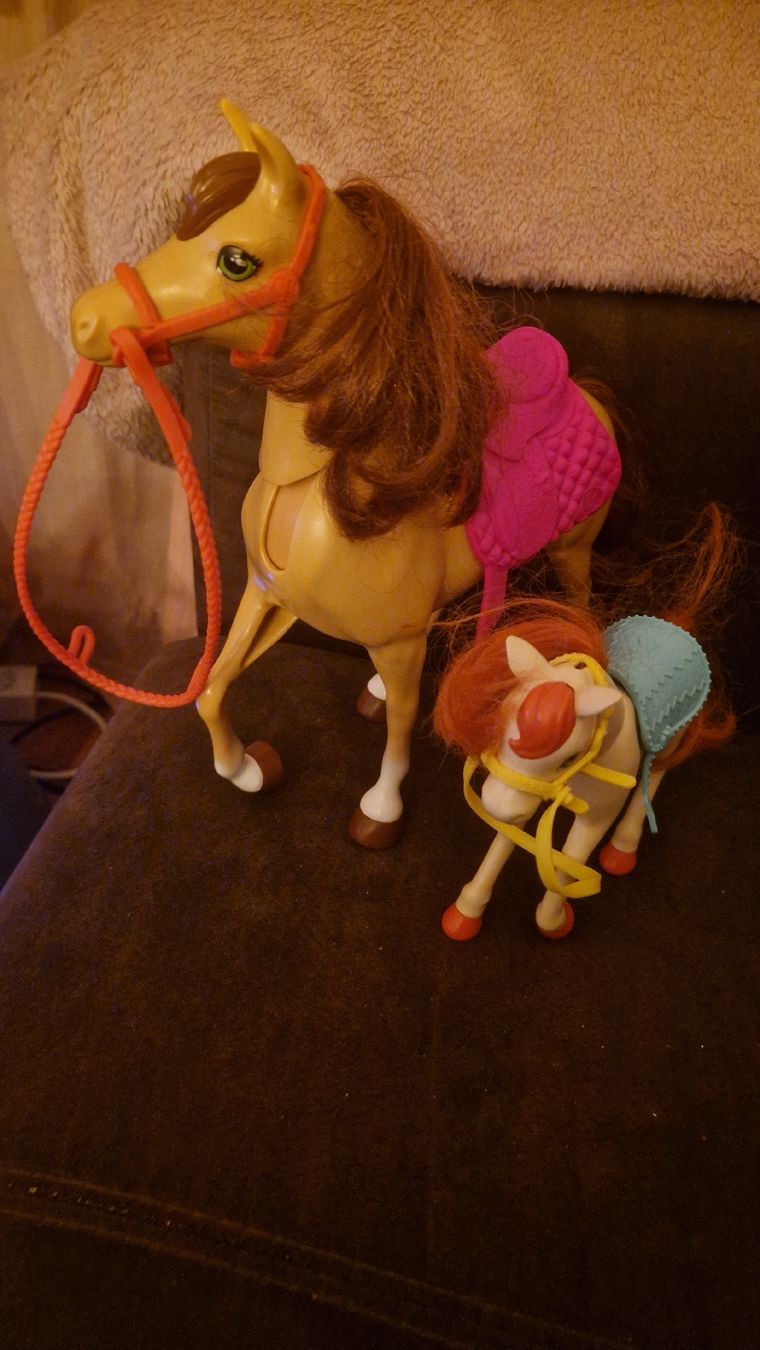 Figurines: Barbie Pferd mit Jungen – D'occasion à Ueberstorf par Baski78 1