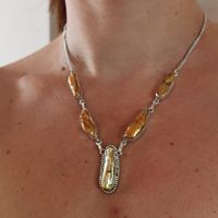 Collana vintage con perle barocche d'acqua dolce