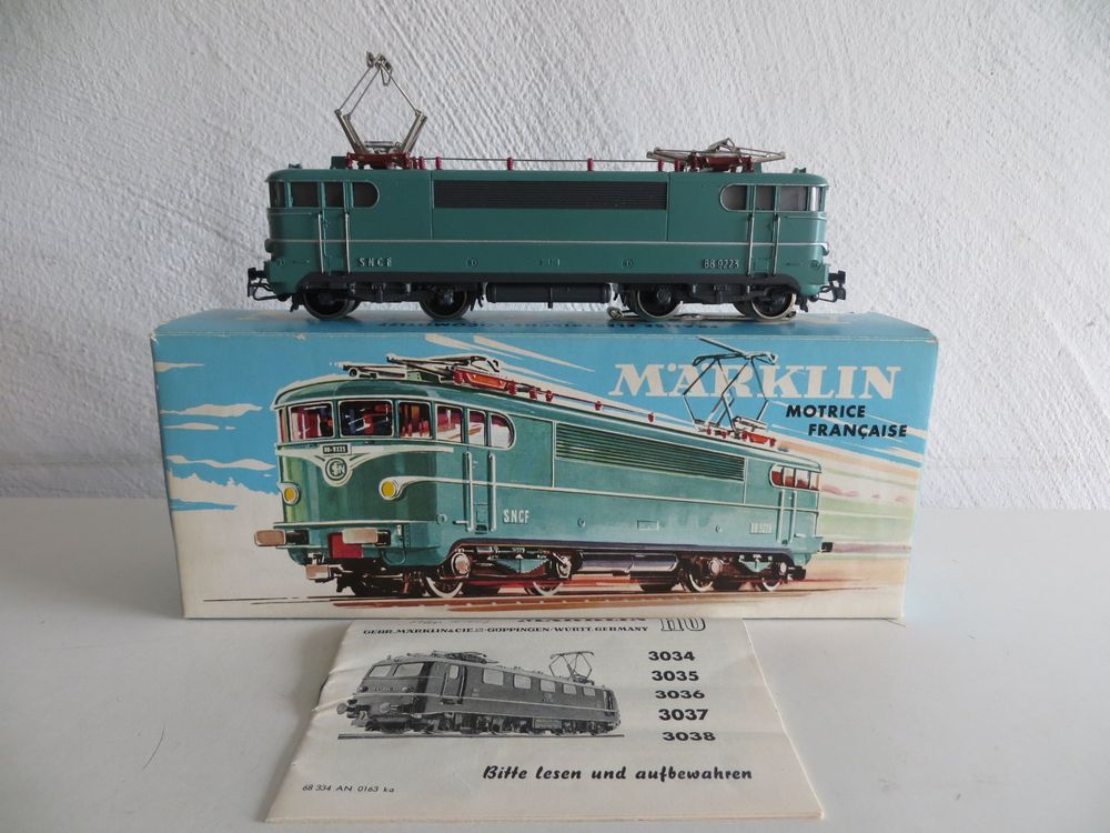 Märklin H0: Elektrolok SNCF BB 9223 3038 WS mit OVP top (Gebraucht