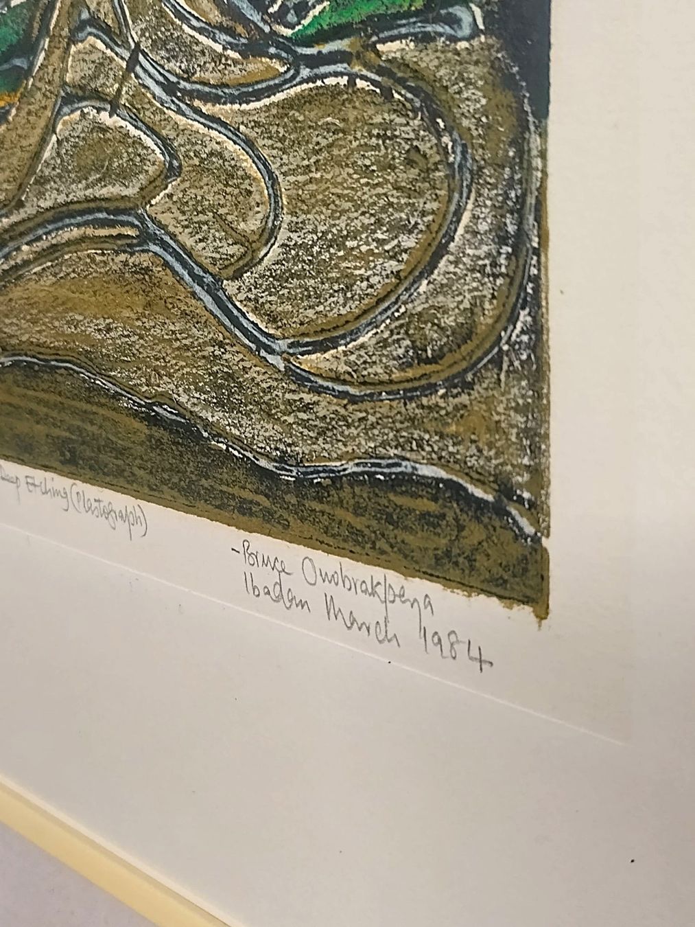 Grafica & Litografie: Bruce Obomeyoma Onobrakpeya – Nuovo (secondo la descrizione) da Zürich venduto da Zuerichparis08 5