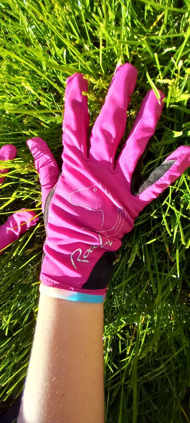 Roeckl Guanti: Kinder Reithandschuhe Pink – Usato da Bünzen venduto da kalink 1