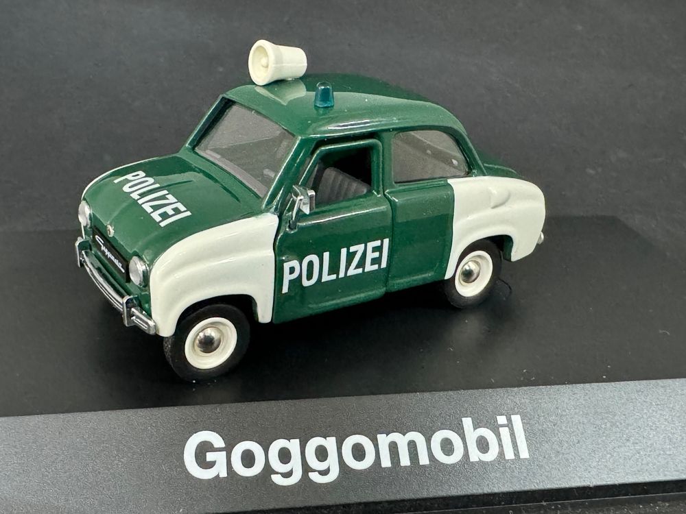 Occasion – Miniature Schuco BMW 520 Polizei, échelle 1/43, Métal, Bel état (petit Défaut)