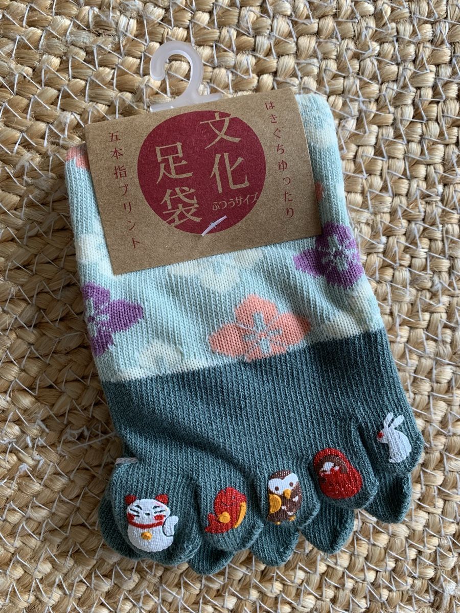 Socken: Chaussettes japonaises, 5 doigts – Neu (gemäss Beschreibung) aus La Tour-de-Treme von Noura-Noam 1
