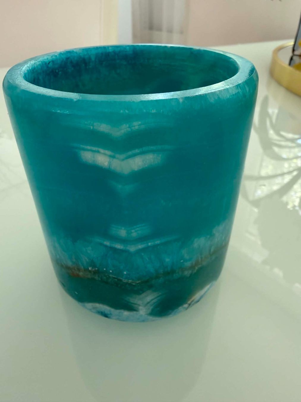 Tutte le decorazioni: Licht /Kerzenhalter aus echten Alabaster – Usato da Bern venduto da MIR-IAM
