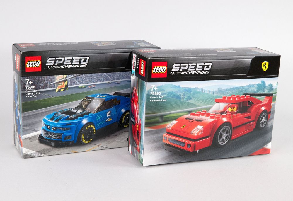 Lego Speed Champion Ferrari 75890 - Chevrolet 75891(NEU) (Neu und ...