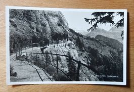 Seltene Rigi-First Felsenweg PK mit Hotel Stempel Vitznau
