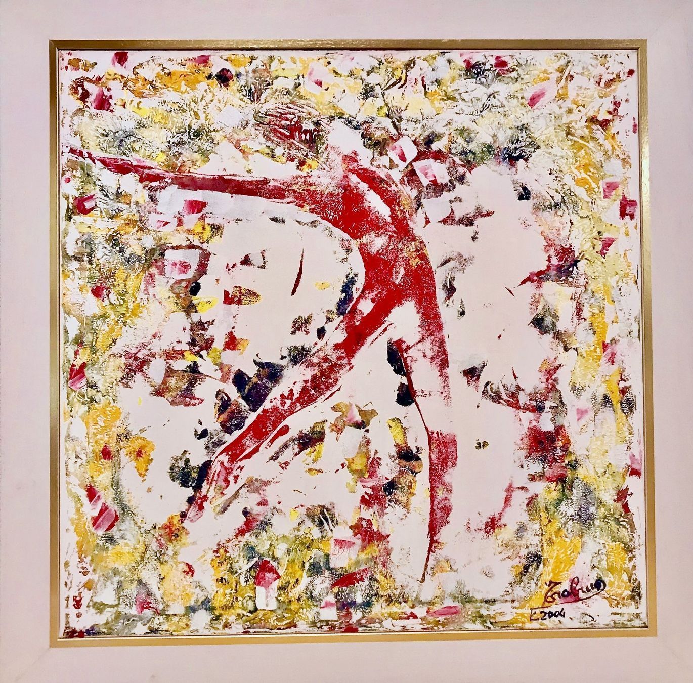 Dipinti: Trabuio - Grosses Gemälde 80x80 cm – Usato da Luzern venduto da isa_27cg
